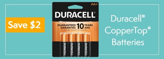 SAVE on duracell