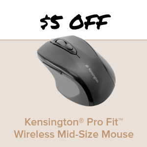 SAVE on Kensington mouse